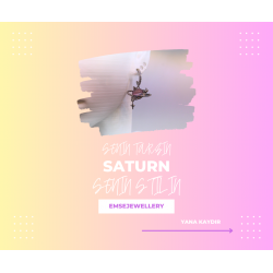 "Satürn" Stil Küpe